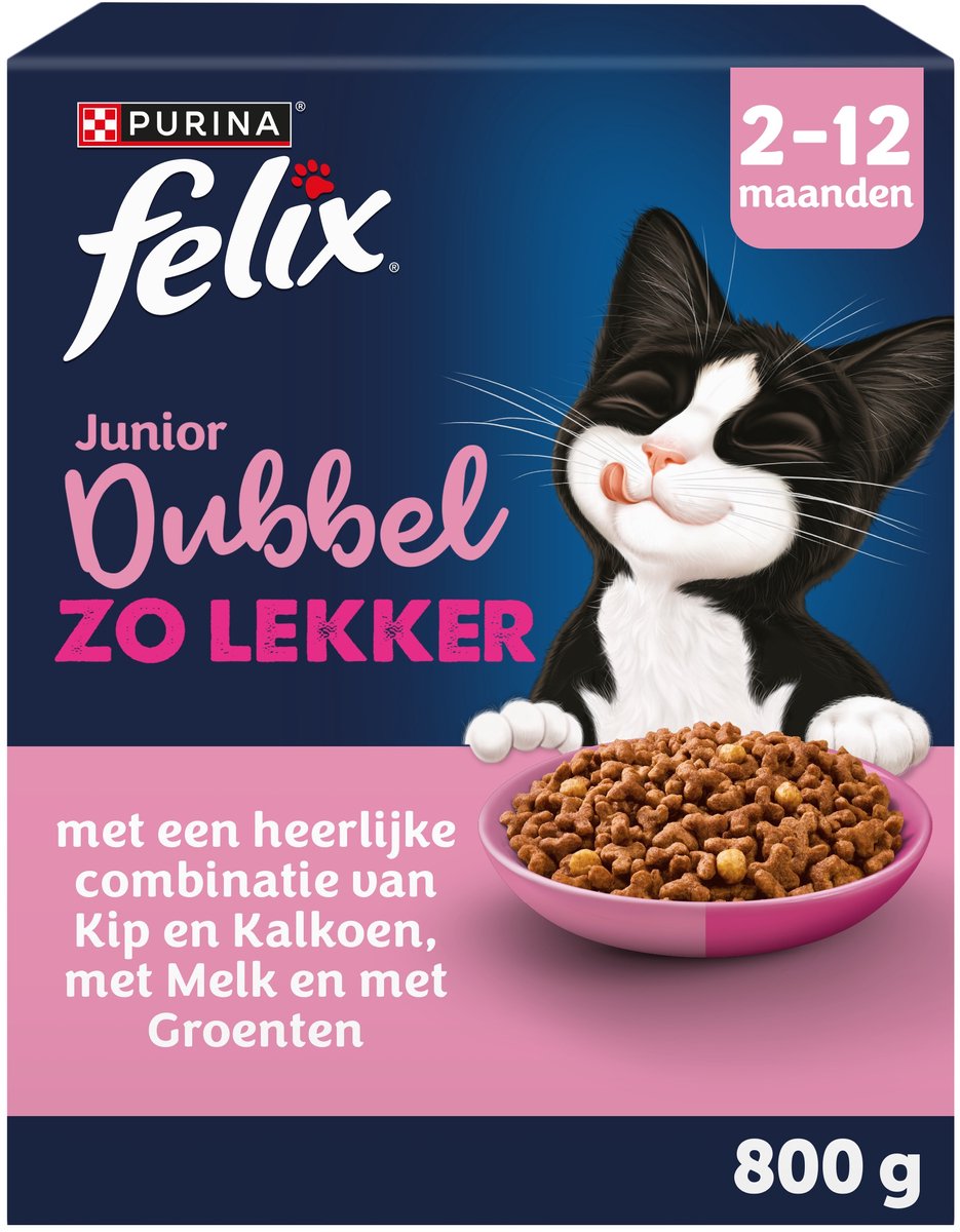 Felix doppelt so lecker Junior - Huhn Truthahn - 5 x 800g