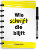 Correctbook a5 löschbares Notizbuch – wiederverwendbares Notizbuch – wer schreibt, bleibt – Innenausstattung gemischt – inklusive Stiftwischtuch – kann mit zusätzlichen Seiten ergänzt werden