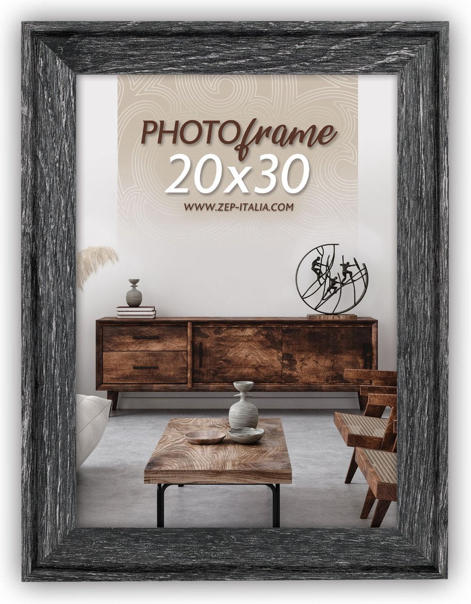 ZEP Fotorahmen RT268L Torino Schwarz 15x20 cm