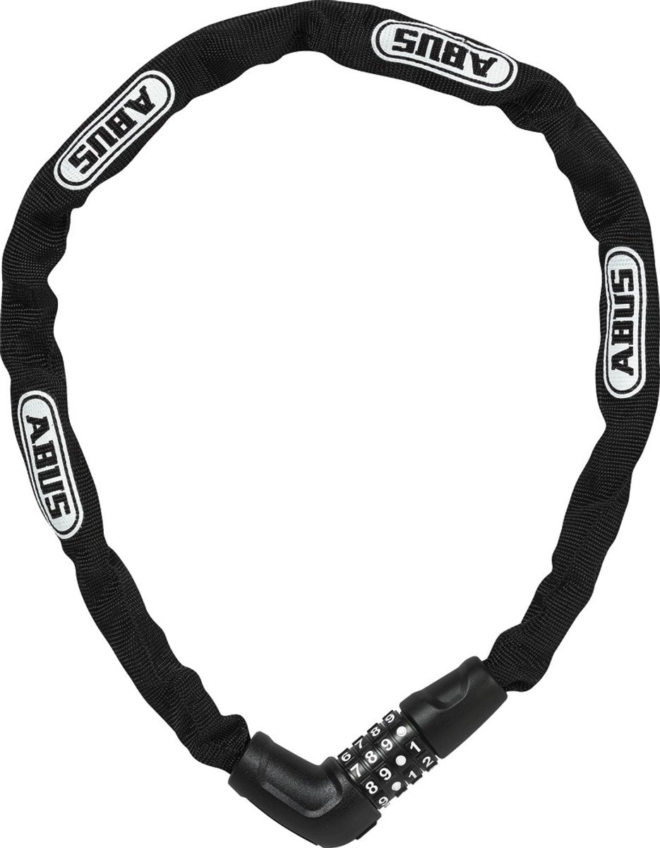 Abs -Nummer -Kettenschloss 5805C 75 Schwarz - 4mm - 75 cm