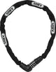 Abs -Nummer -Kettenschloss 5805C 75 Schwarz - 4mm - 75 cm