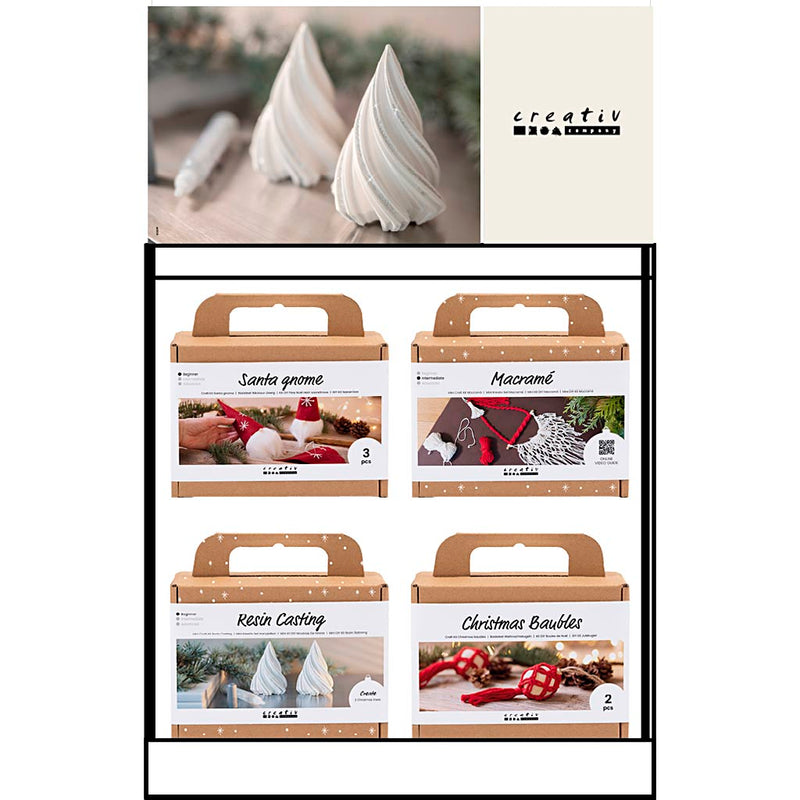 Creativ Company kleines Thekendisplay, Kategorie, Weihnachten, Erwachsene, H: 458 mm, T: 322 mm, B: 416 mm, 36 Einheiten. 1 Stück