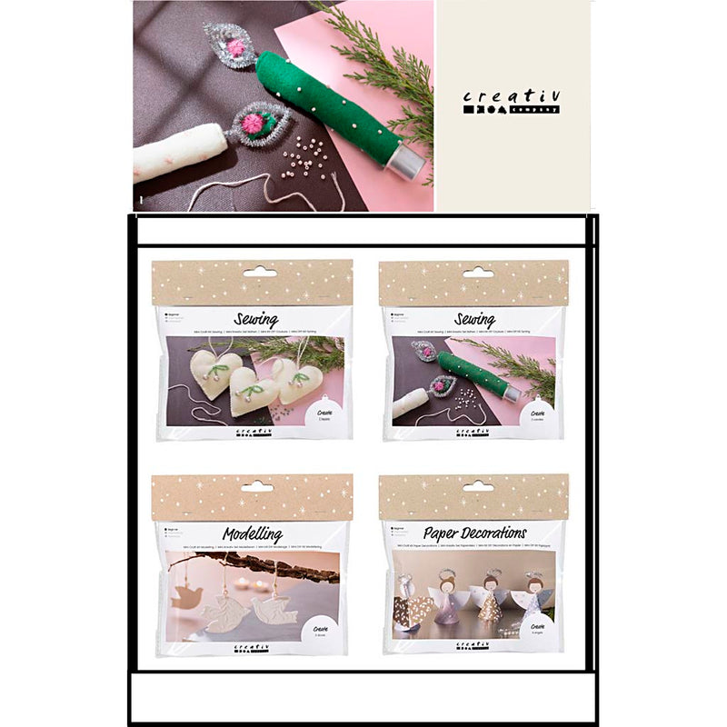 Creativ Company kleines Thekendisplay, Kategorie, Weihnachten, Erwachsene, H: 458 mm, T: 322 mm, B: 416 mm, 48 Einheiten. 1 Stück