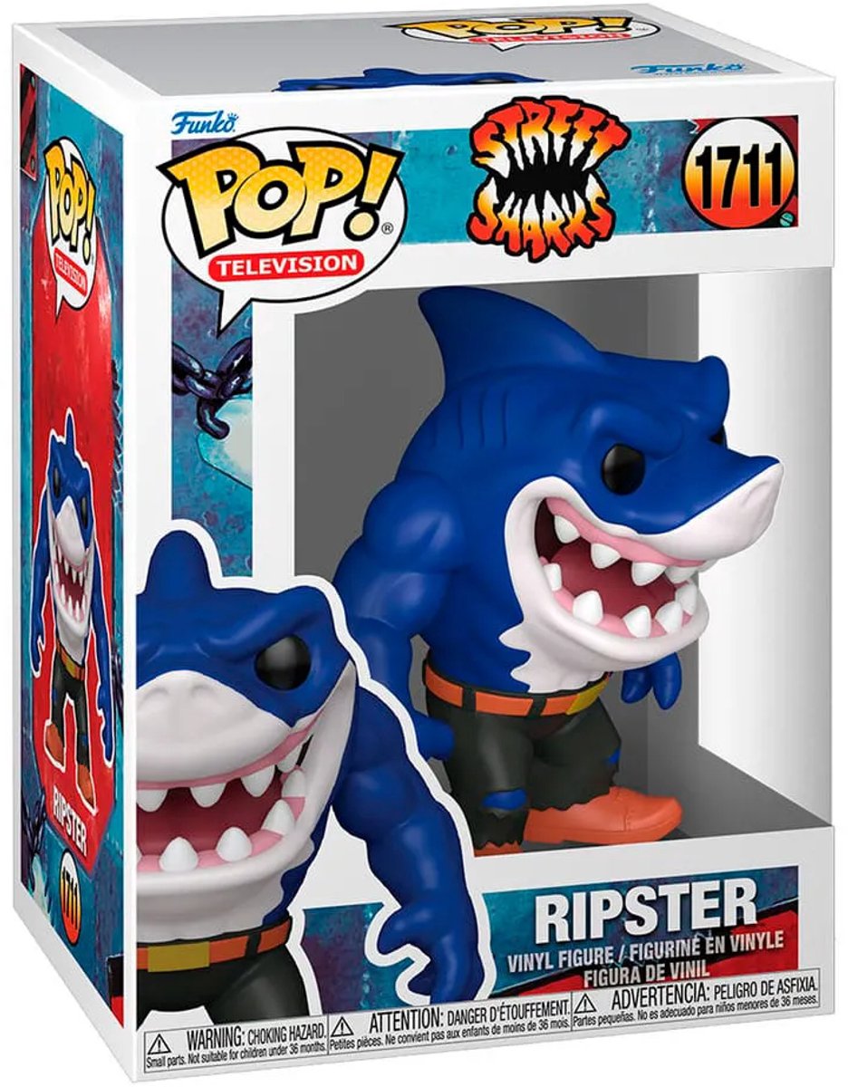 Funko Street Sharks Pop! TV-Vinylfigur Ripster 9 cm Pop! Figur