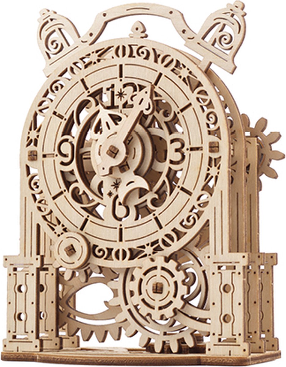 Ugears 3D-Holzmodell – Vintage-Wecker