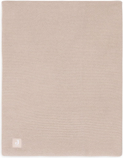 Jollein - Kinderbettdecke 75x100cm - Kinderbettdecke, Kinderbettdecke, Babydecke - Basic Knit - Basic Knit - Wildrosa