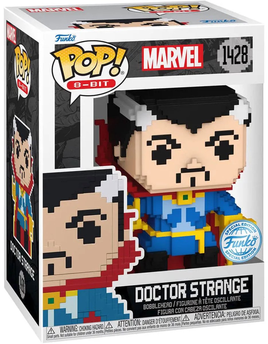 Funko Marvel Pop! 8-Bit-Vinylfigur Dr. seltsame 9 cm