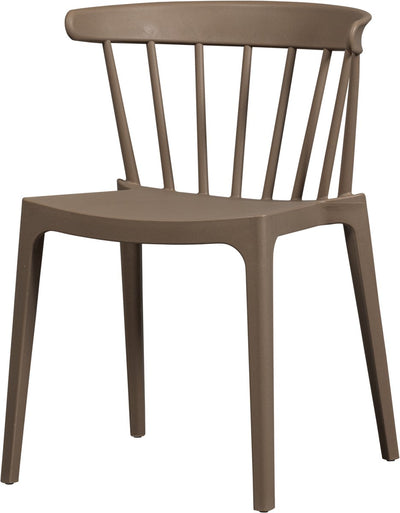 Woood Bliss Esszimmerstuhl Gartenstuhl – Pflanzenfaser – Braun – 75 x 52 x 53