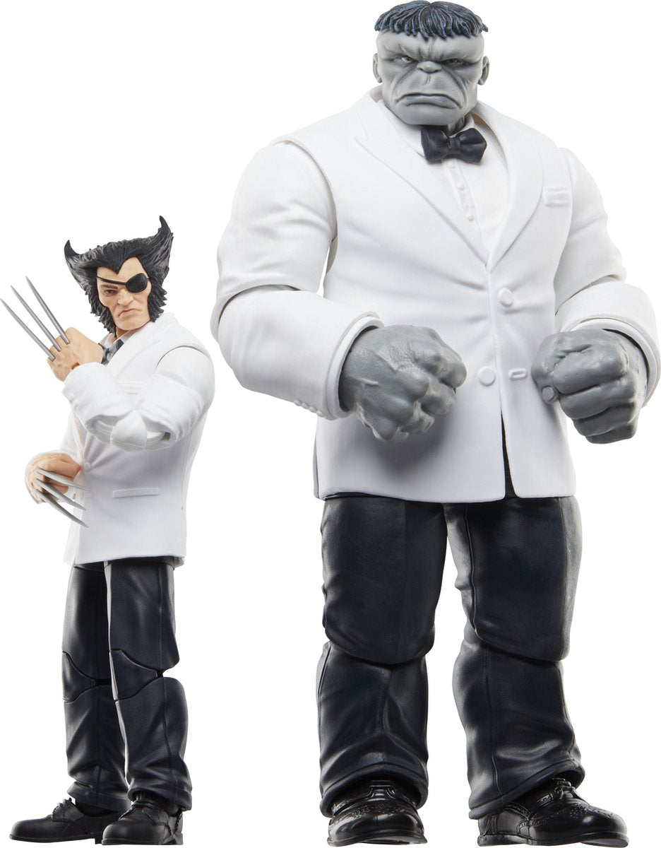 Marvel Hasbro Wolverine 50th Anniversary Legends Actionfigur 2er-Pack's Patch Joe Fixit 15 cm große Actionfigur