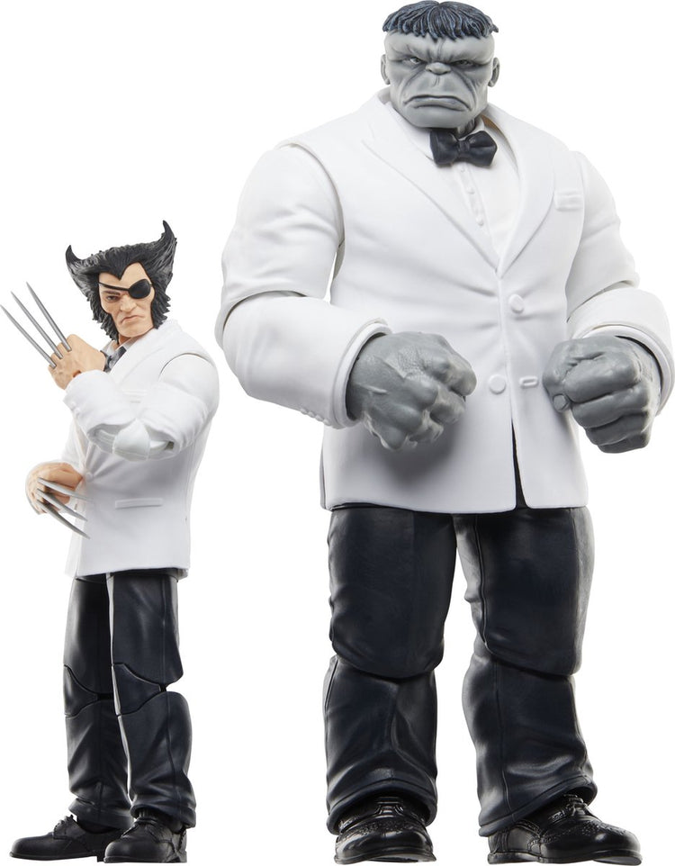Marvel Hasbro Wolverine 50th Anniversary Legends Actionfigur 2er-Pack's Patch Joe Fixit 15 cm große Actionfigur