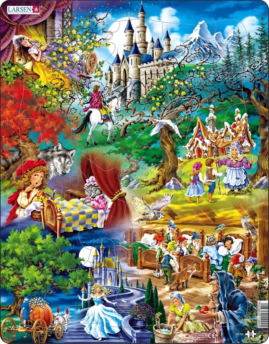 Selecta Larsen Puzzle Die Märchen von Grimm, 33.