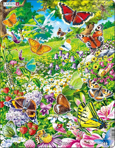 Selecta Larsen -Pluzztiere - Schmetterlinge, 42st.