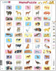 Larsen Eltern und Babys – Puzzle – Tiere – Jungtiere – Lernpuzzle für Kinder – 40 Teile – hergestellt in Norwegen – extra dicke 2,5 mm Teile – Tablett mit festem Rand