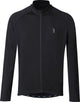 BBB Cycling Transition Langarm-Fahrradshirt Herren und Damen – 10–15 °C – MTB- und Radsport-Shirt mit 3 Rückentaschen – Schwarz