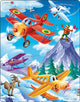 Larsen Maxi US12 Formpuzzle 20 Teile Flugzeug