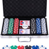Pokerset im Silberetui - 300 Chips