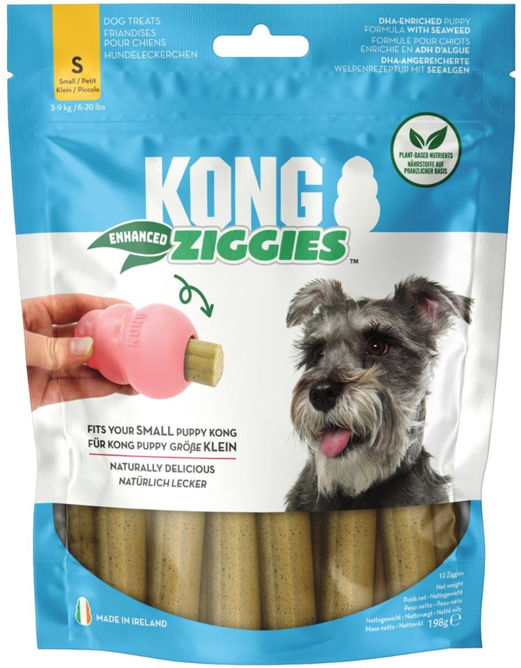 Kong Ziggies Puppy – Hundesnacks – Natur 198 g 12 Stück s