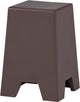 Woood Zina Beistelltisch hoch – Zement – Braun – 51 x 36 x 36