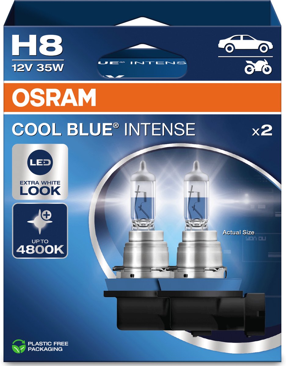 Osram Cool Blue Intense Nextgen – Halogenlampe – 4800 K – weißer LED-Effekt