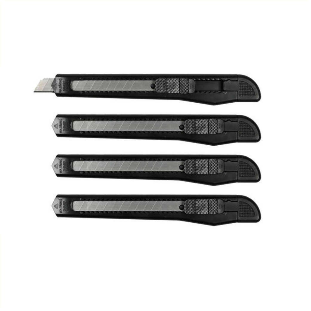 Break -Off -Messer 9mm, 4 Stücke