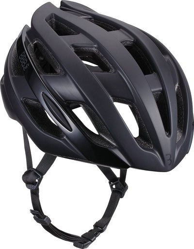 Bbb Cycling Hawk Rennradhelm – Mittel: 54–58 cm – Fahrradhelm – Fahrradhelm Erwachsene – Sporthelm – Mattschwarz – BHE-151