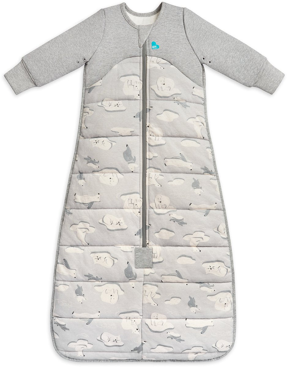 Love to dream™ Schlafsack™ – Schlafsack und Bettdecke in 1 – 18–36 Monaten – 3,5 Tog (unter 16 °C) – Grau