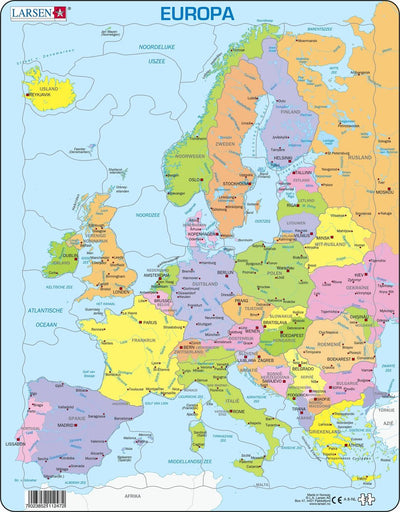 Selecta Larsen Pluzzle Map Europe, 37.
