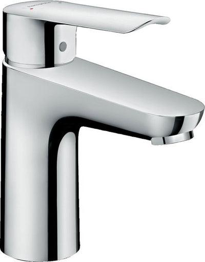 Hansgrohe Logis e – Waschtisch-Mischbatterie – Einhebelbedienung – mit Ablaufgarnitur – 100 mm – Chrom