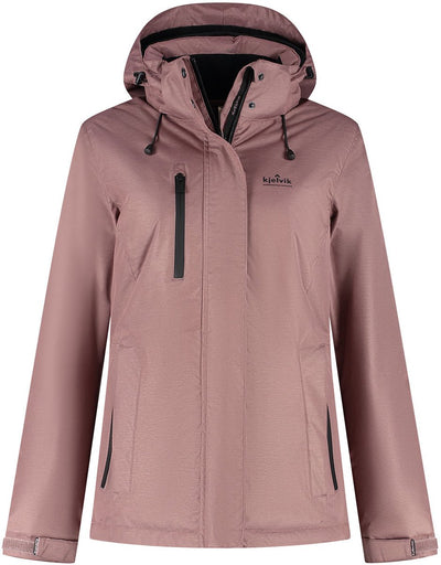 Kjelvik yrsa Damen-Outdoorjacke – Rosa
