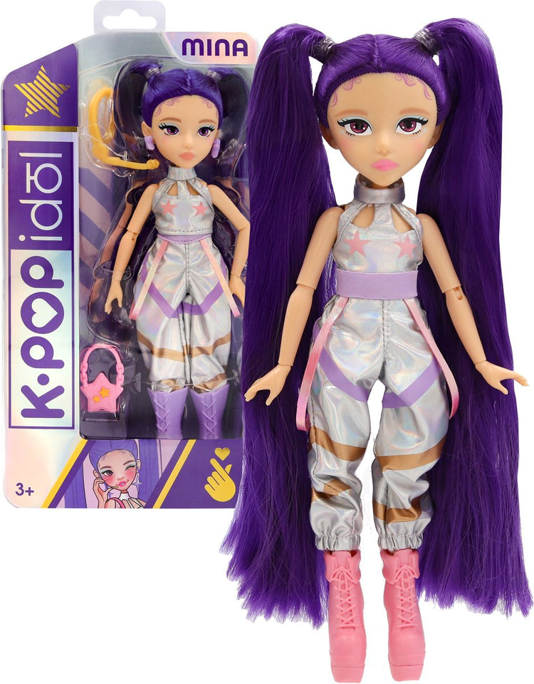 Imc Toys K-Pop-Idol-Modepuppe Mina – K-Pop-Modepuppe – inkl. Zubehör - 25 cm