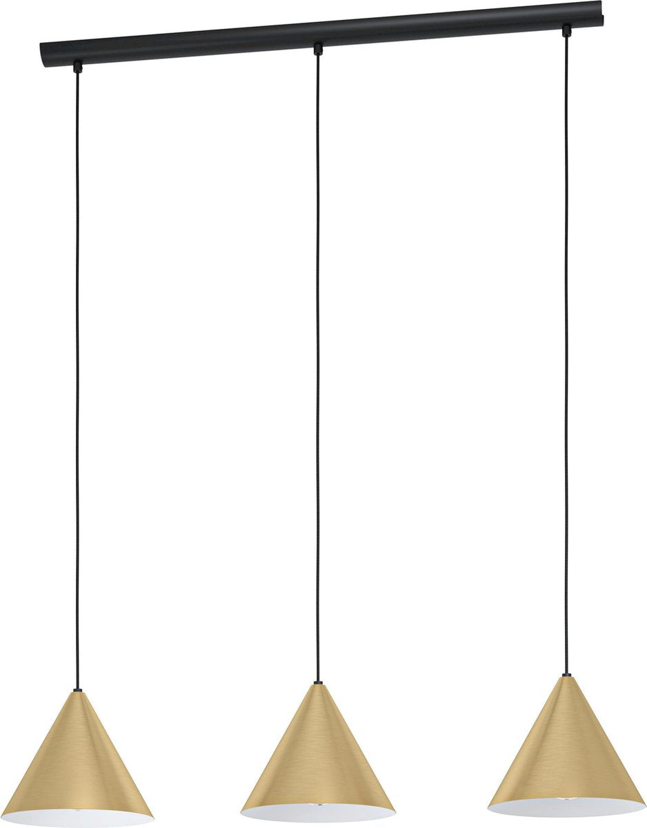 Eglo Narices Hängelampe – E27 – 92 cm – Schwarzgold