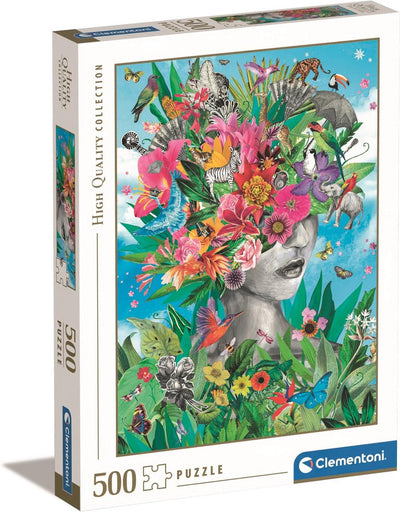 Clementoni Jigsaw Puzzle Head im Dschungel, 500st.