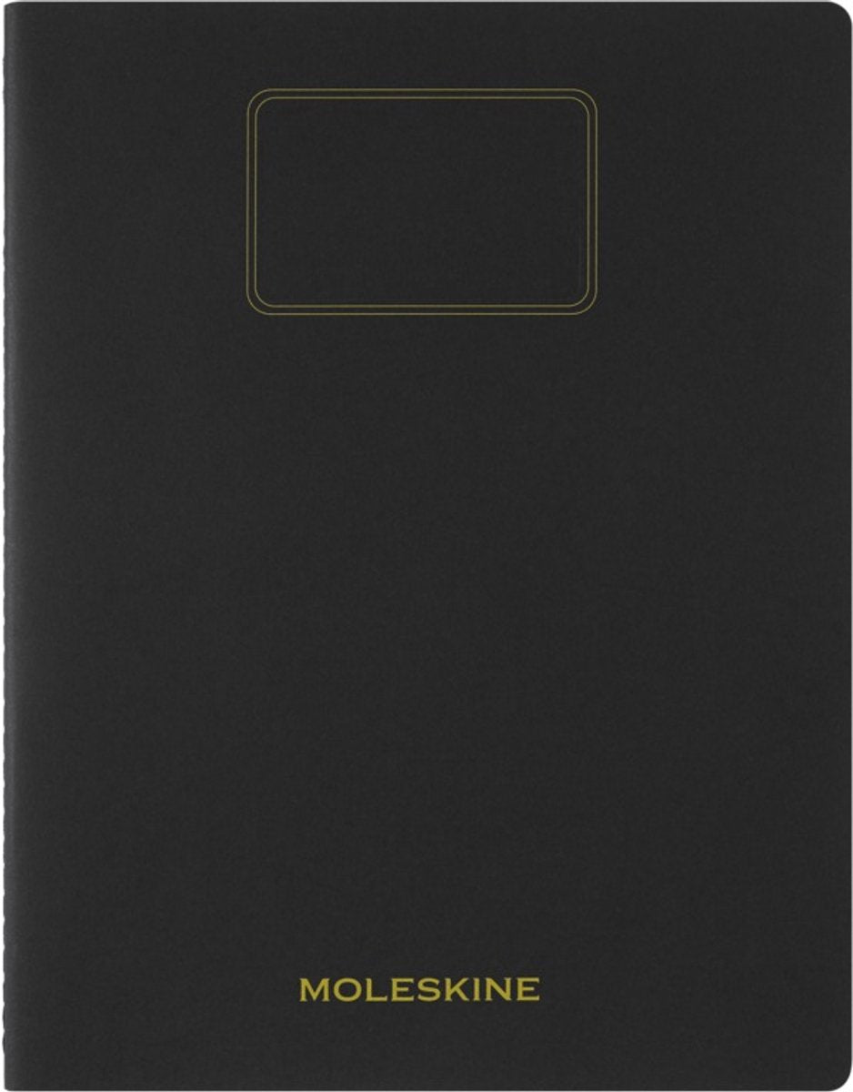 Moleskine-Studentennotizbuch XXL – weiches Kraftpapier – leer – schwarz