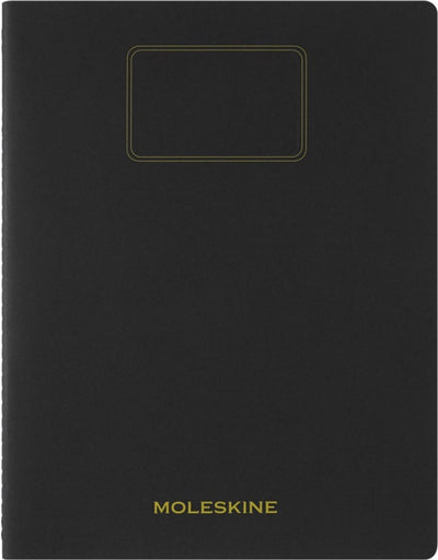 Moleskine-Studentennotizbuch XXL – weiches Kraftpapier – leer – schwarz