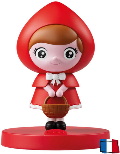 Faba personnage sonore – die kleine rote Begleitperson und eine andere Geschichte – Liederabende und klangvolle Geschichten, Kinder von 3 bis 5 Jahren – bis zum Schluss mit +, pädagogisches Spiel, französische Version