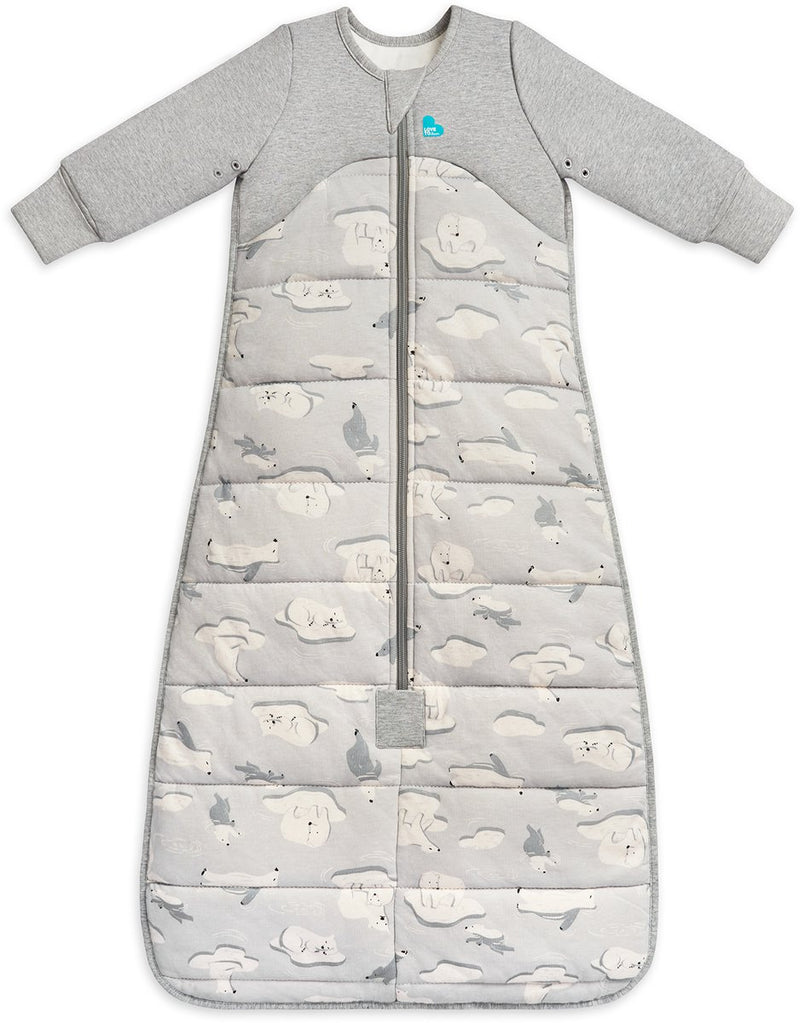 Love to dream™ Schlafsack™ – Schlafsack und Bettdecke in 1 – 18–36 Monaten – 3,5 Tog (unter 16 °C) – Grau