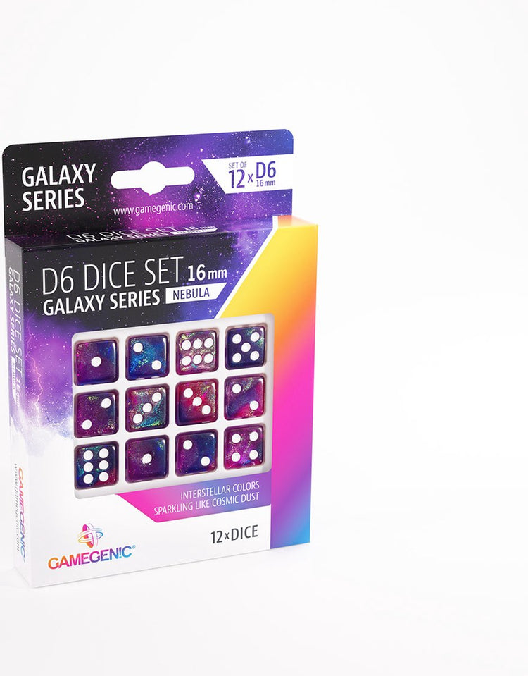 Gamegenic Dice Galaxy Series Nebula D6 Set (12 Stück) – Zubehör