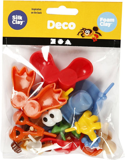 Creativ Company Körperteile, Größe 0,8-6,8 cm, verschiedene Farben, 26 Stück 1 Box