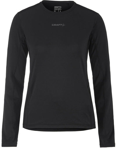 Craft Adv Essence LS Tee 2 W Damen-Sportshirt – Schwarz