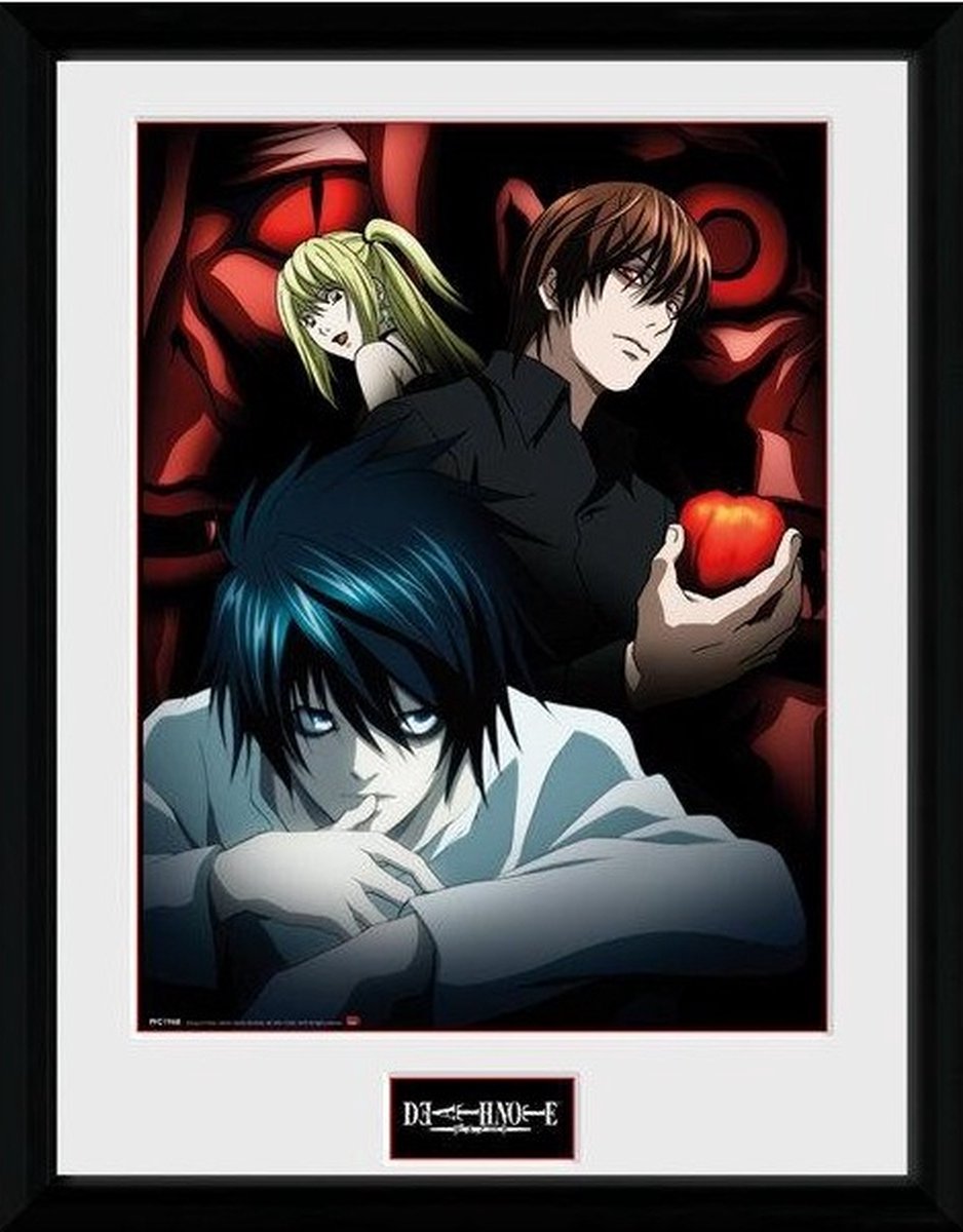 Merchandising Death Note – Sammlerdruck 30 x 40 – helles L und Misa