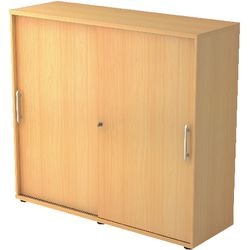 Bach Schiebetürschrank Hammerer 1753s re Melamin 120x40x110cm Buche