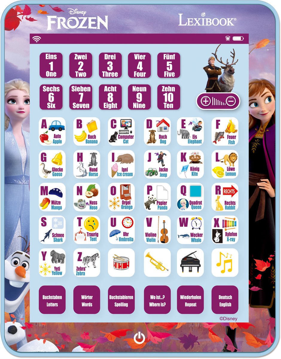 Lexibook gefrorenes zweisprachiges Tablet (DE)