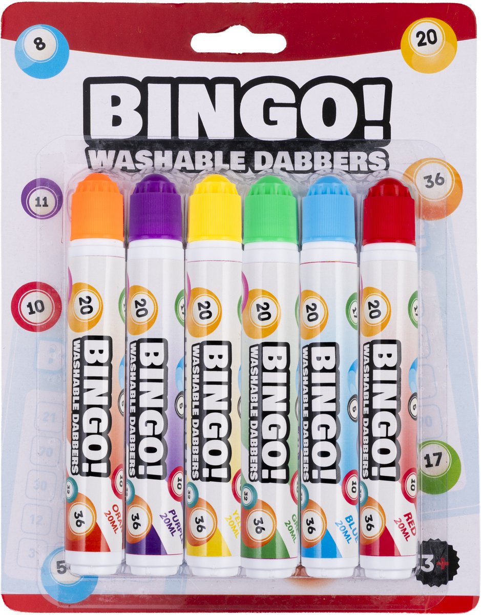 Bingo-Marker 20 ml - 6 Stk.