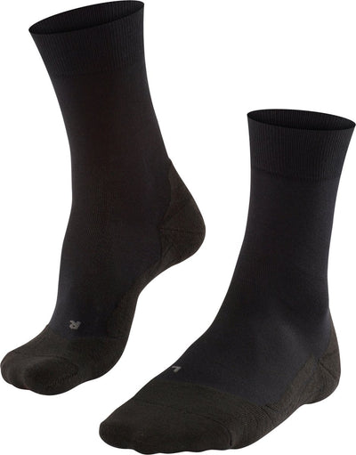 Falke go2 Anti-Blister Baumwolle Funktionsmaterial Golfsocken Herren Schwarz – Größe 39-41