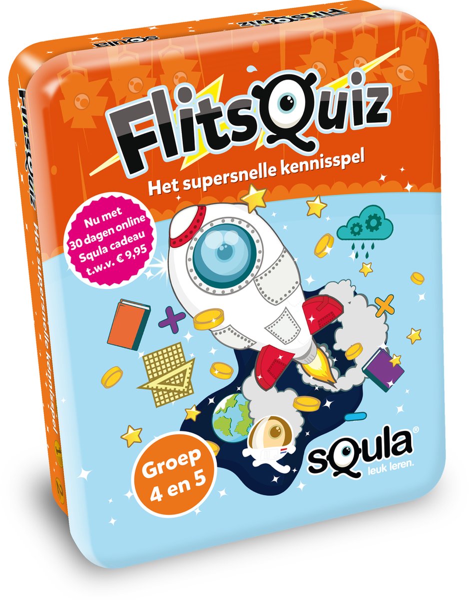 Identitätsspiele Squa Flash Quiz Gruppe 4-5 – lehrreiches Kartenspiel