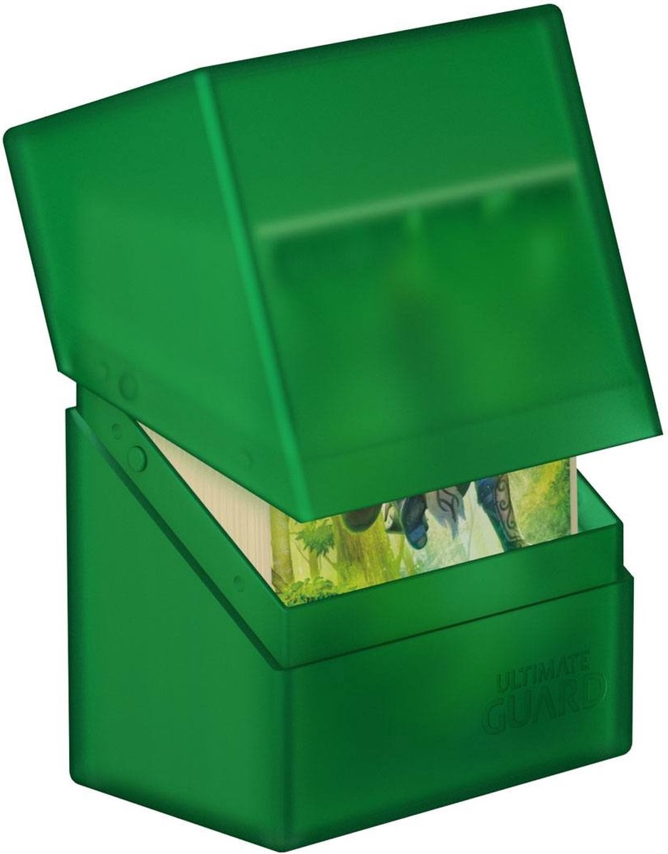 Ultimate Guard Boulder 60+ – smaragdgrüne Kartenboxen