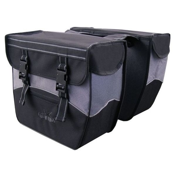 Greenlands Bag double schwarz und weiß. Größe 35x31x14cm. Gesamtkapazität 34L
