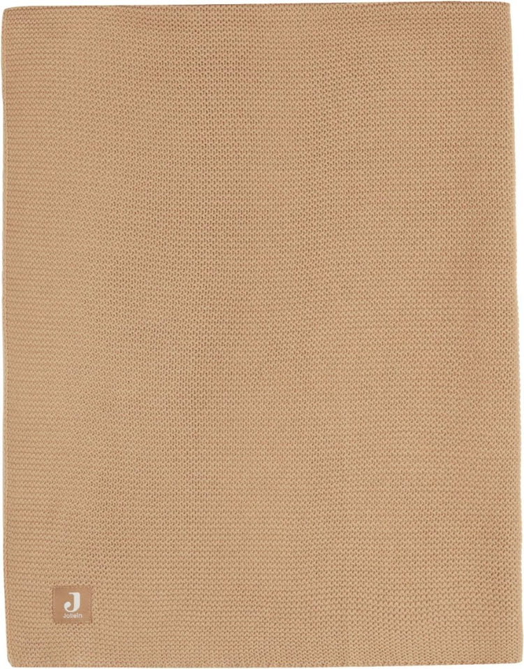 Jollein Babydecke, 100 x 150 cm, Grundstrick – Keks