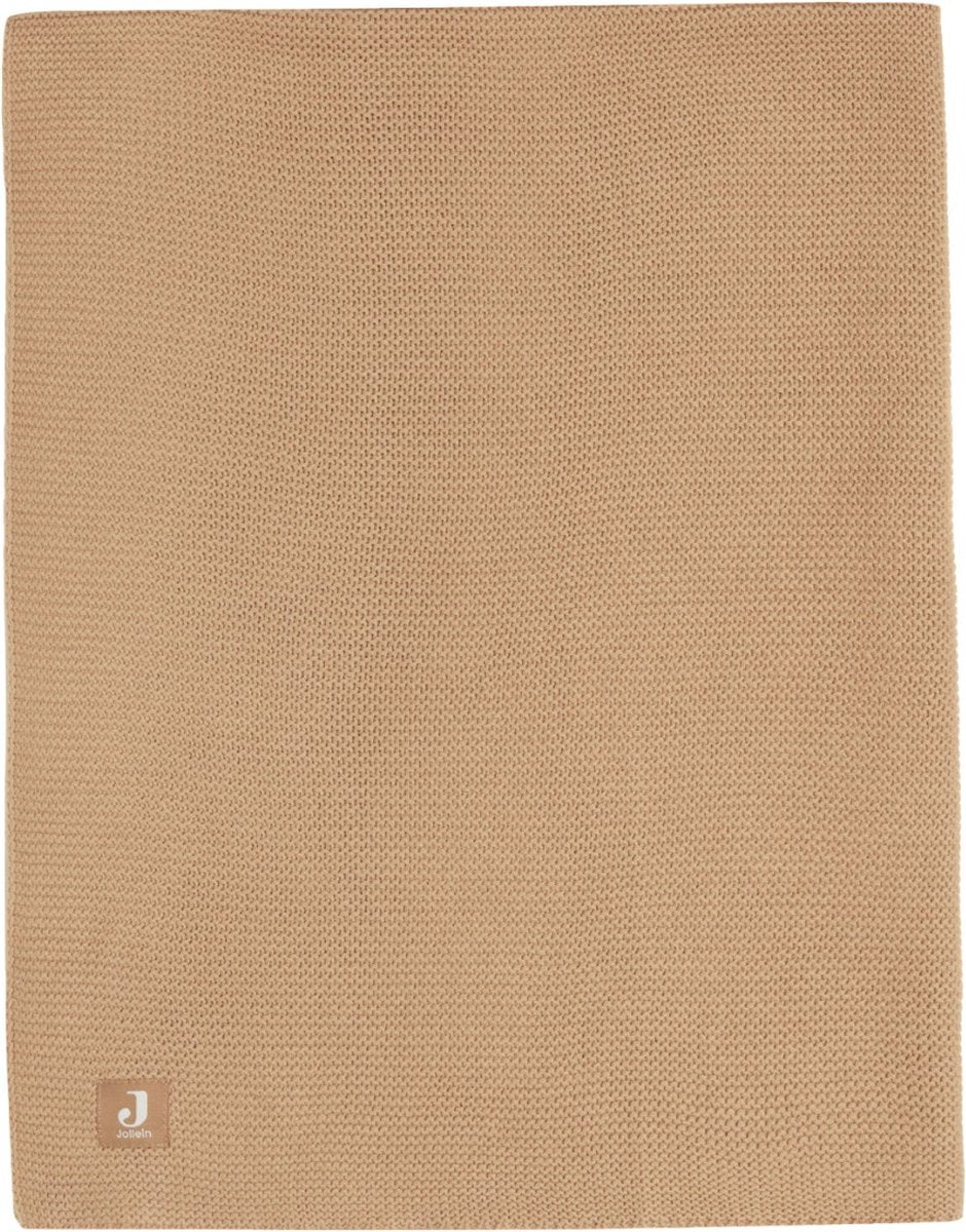 Jollein Babydecke, 75 x 100 cm, Grundstrick – Keks