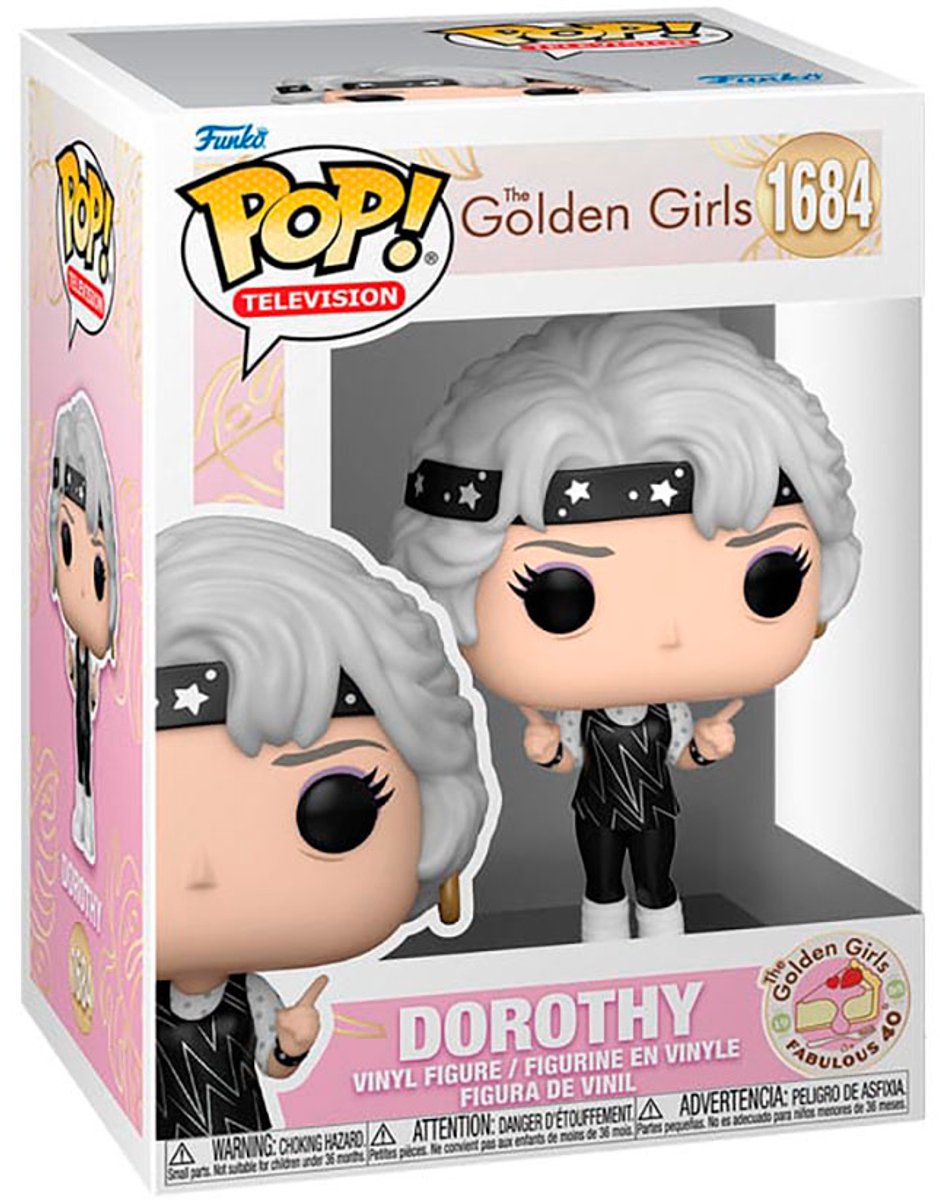 Funko Golden Girls Pop! Vinylfigur 40. Jubiläum Dorothy 9 cm Puppe! Figur